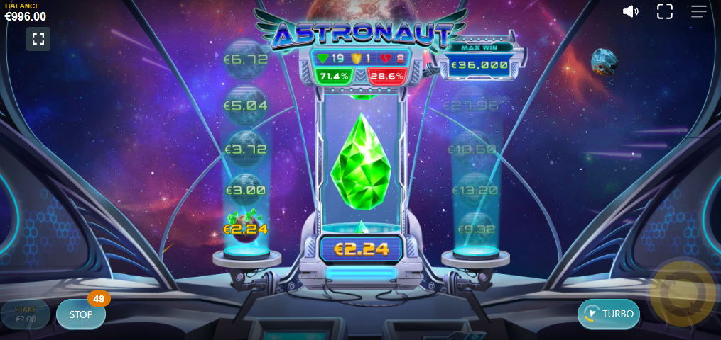 Astronaut Game from provider Red Tiger